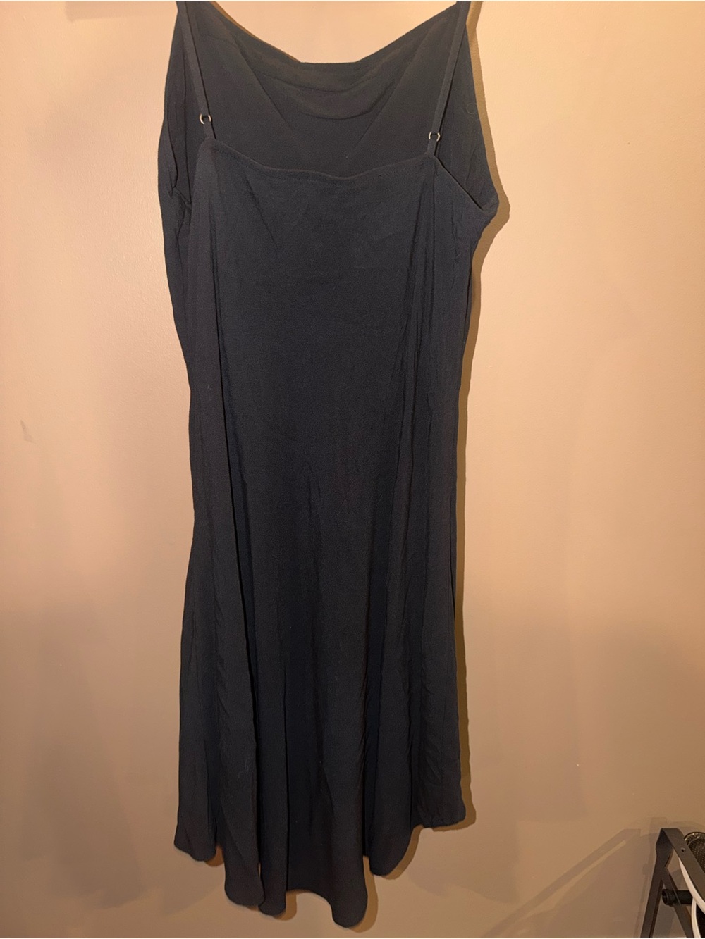Abercrombie & Fitch Black Midi Slip Dress - Picture 2 of 4